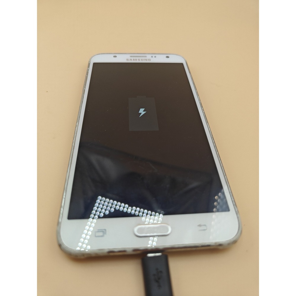 Samsung Galaxy J7 SM-J700T 16GB Smartphone AT&T T-Mobile Cracked Back Works